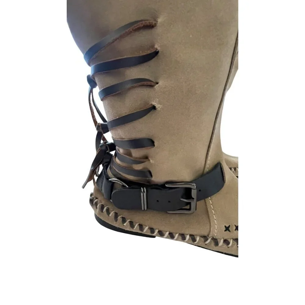 Free People Coronado Moccasin Boho Boots Sz 8 NEW - Picture 4 of 9